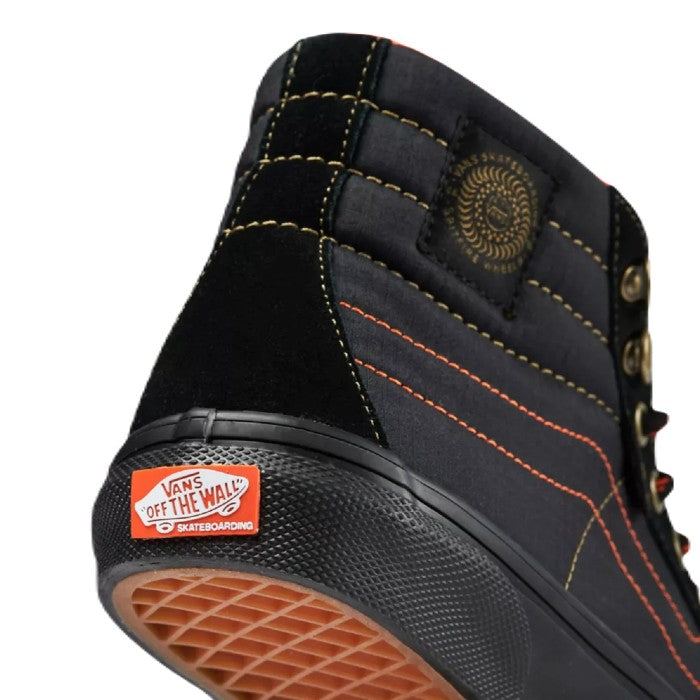 VANS SKATE SK8-HI REISSUE SPITFIRE SCHOENEN - BLACK