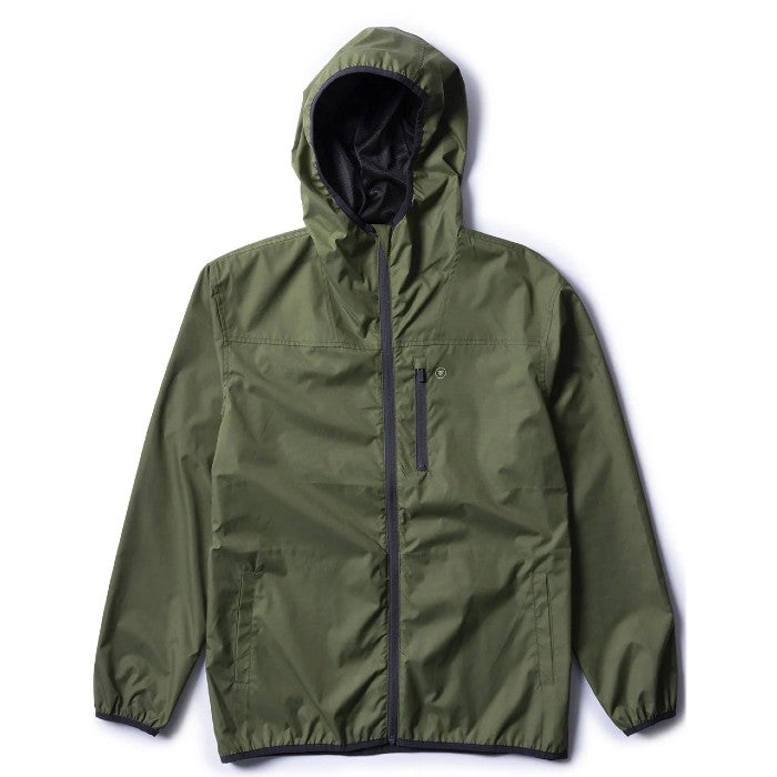 VISSLA OFFSHORE ECO WINDJACK DARK OLIVE