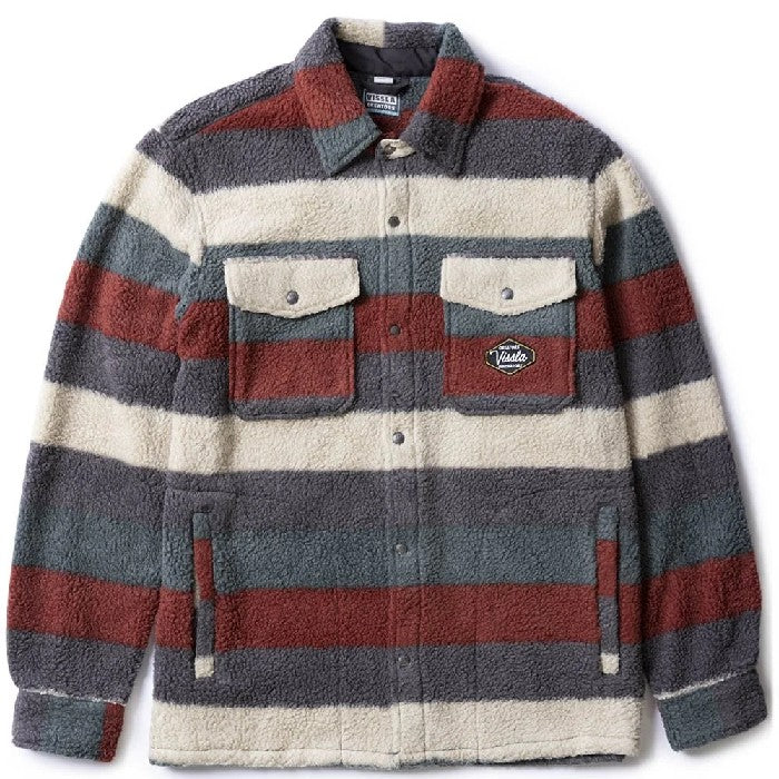 VISSLA PEAKS SHERPA ECO WOVEN SHIRT OVERHEMD/JAS FIRED BRICK