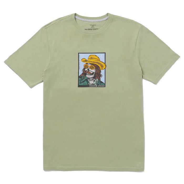 VOLCOM COSMIC RODEO SHORT SLEEVE T-SHIRT GREEN TEA
