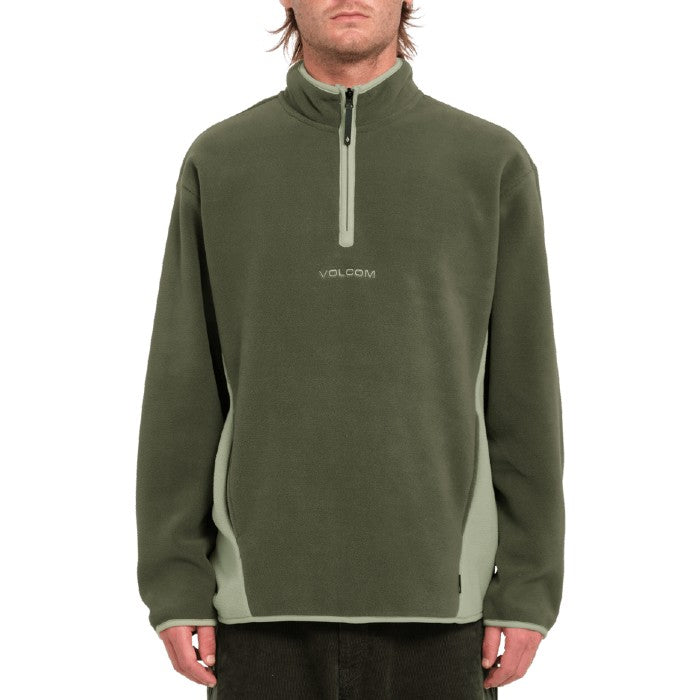 VOLCOM ERROR 92 MOCK NECK SWEATER WINTERMOSS