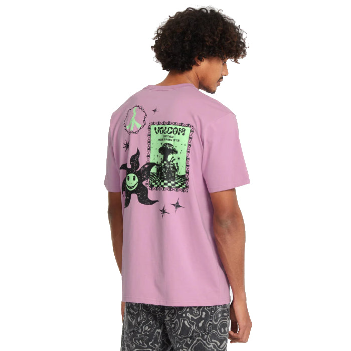 VOLCOM FA FILIP RYGALSKI 2 SHORT SLEEVE T-SHIRT STEEL PURPLE