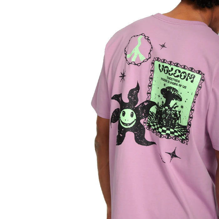 VOLCOM FA FILIP RYGALSKI 2 SHORT SLEEVE T-SHIRT STEEL PURPLE