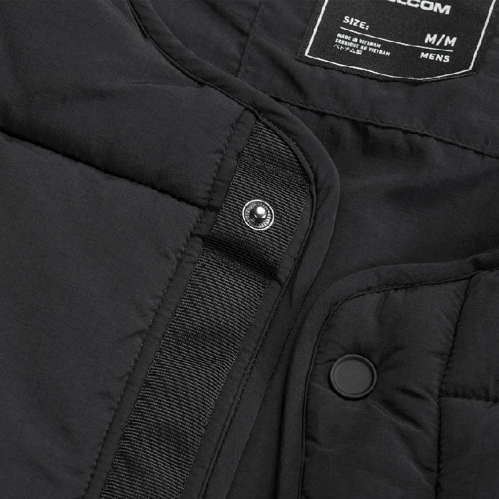 VOLCOM LAYERED UP BODYWARMER BLACK