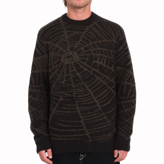 VOLCOM MEN ANARCHIETOUR SWEATER BLACK