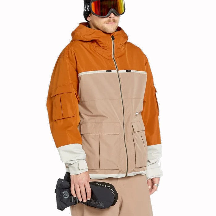 VOLCOM NIGHTBREAKER 20K SKI/SNOWBOARD JAS CHESTNUT BROWN