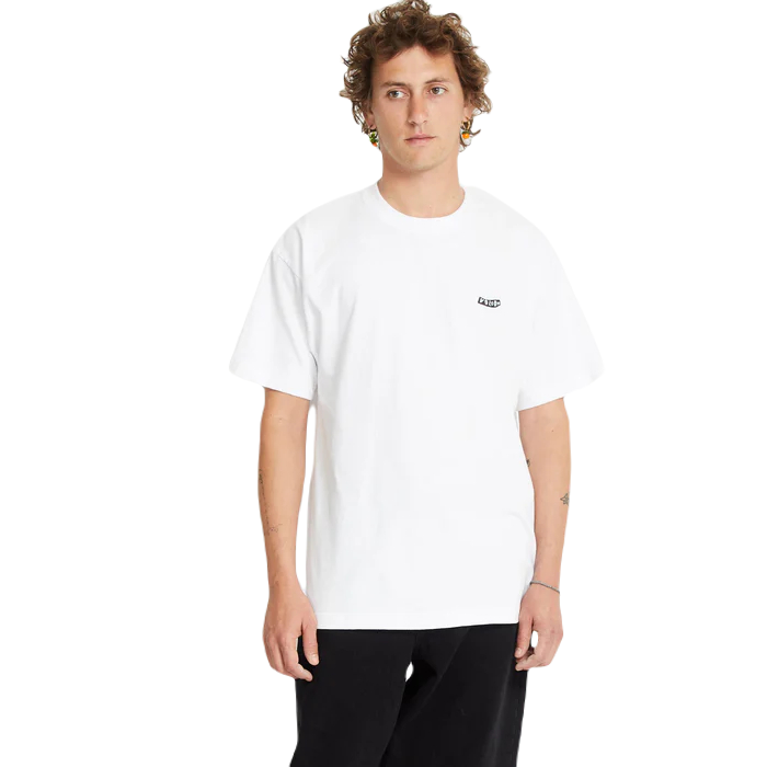 VOLCOM PISTOL STONE LOOSE FIT SHORT SLEEVE T-SHIRT - WHITE