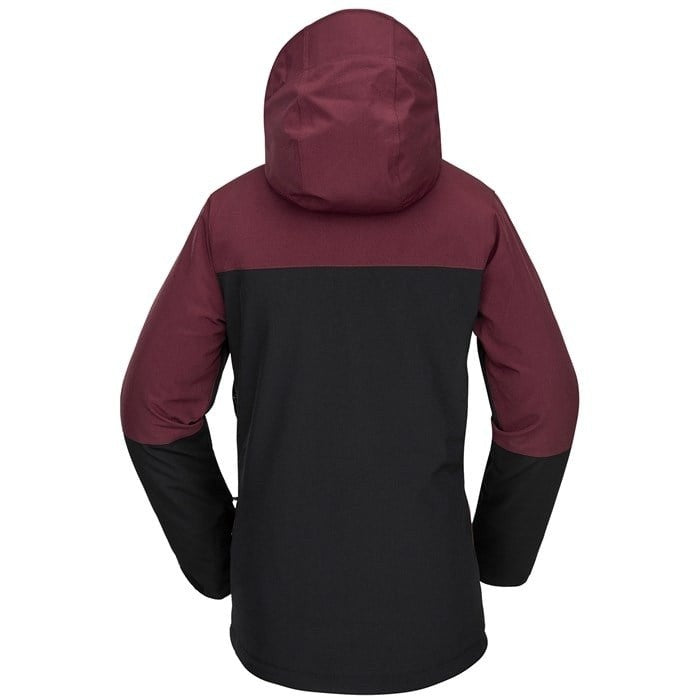 VOLCOM SHELTER 3D STRETCH WINTERSPORTJAS BURGUNDY