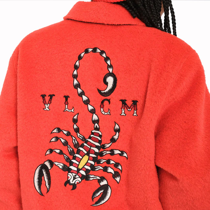 VOLCOM SICKSTONE JAS BRIGHT RED