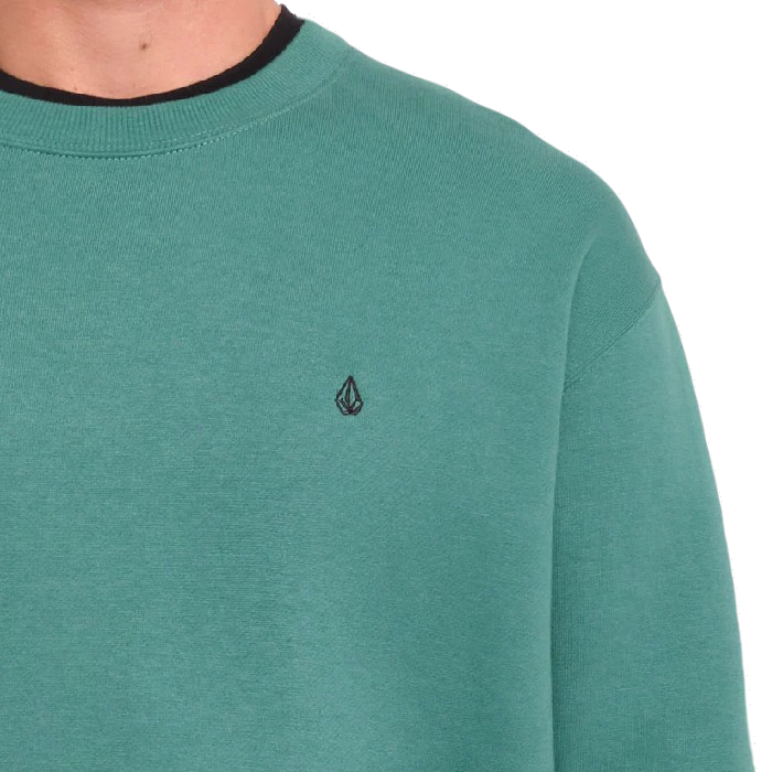 VOLCOM SINGLE STONE CREW SWEATER SEA GREEN