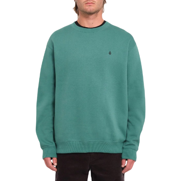 VOLCOM SINGLE STONE CREW SWEATER SEA GREEN