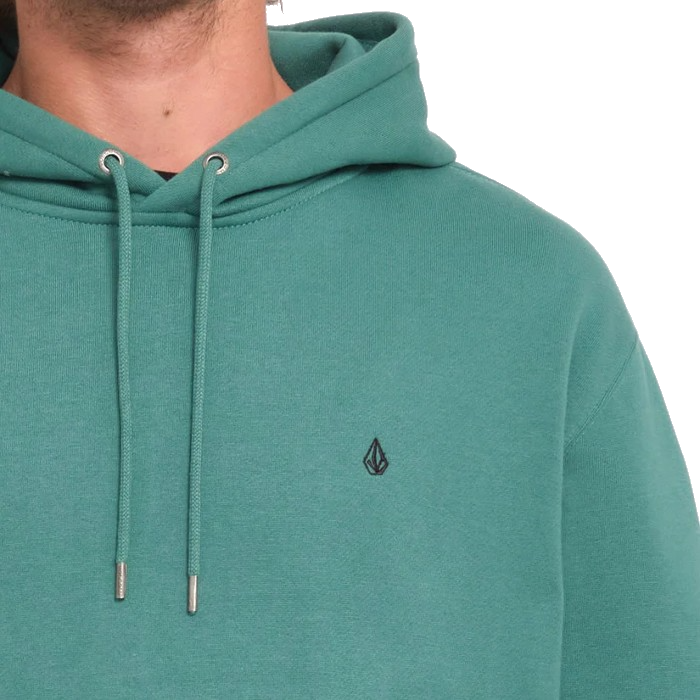 VOLCOM SINGLE STONE PULL OVER HOODIE SEA GREEN