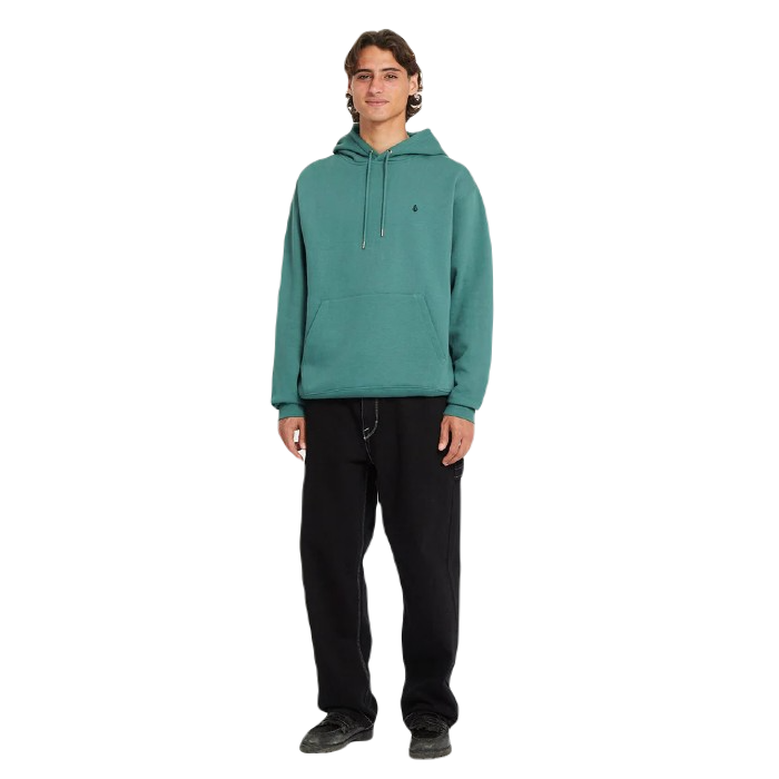 VOLCOM SINGLE STONE PULL OVER HOODIE SEA GREEN