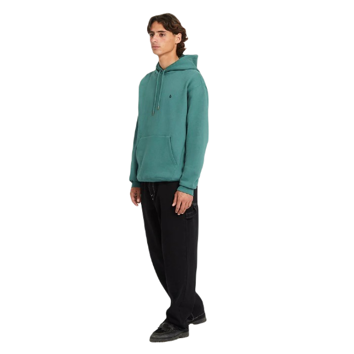 VOLCOM SINGLE STONE PULL OVER HOODIE SEA GREEN