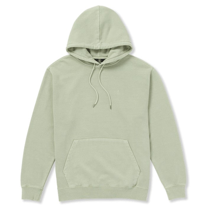 VOLCOM SINGLE STONE PW PULL OVER HOODIE GREEN TEA