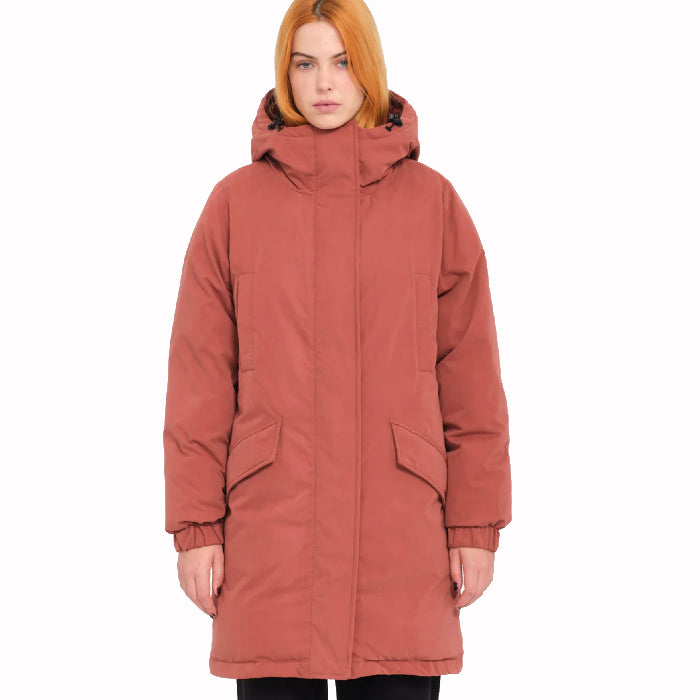 VOLCOM SLEEPI PUFF UP PARKA WINTERJAS CHESTNUT BROWN