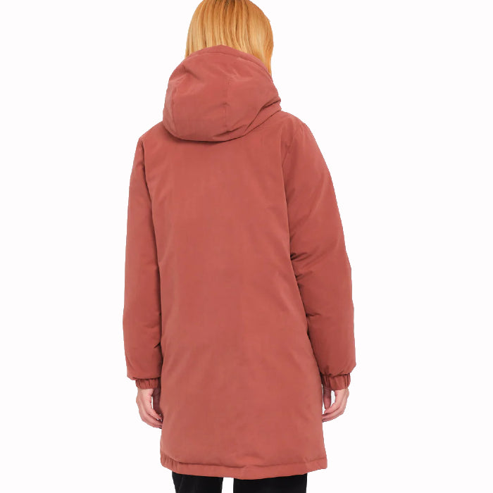 VOLCOM SLEEPI PUFF UP PARKA WINTERJAS CHESTNUT BROWN