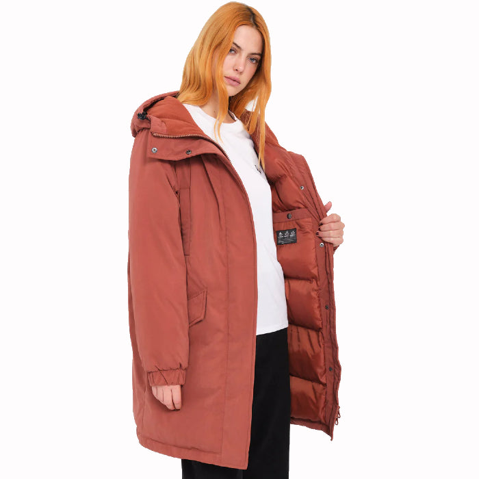 VOLCOM SLEEPI PUFF UP PARKA WINTERJAS CHESTNUT BROWN