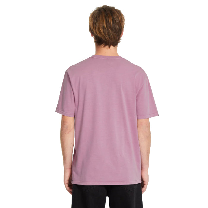 VOLCOM SOLID STONE SHORT SLEEVE T-SHIRT STEEL PURPLE