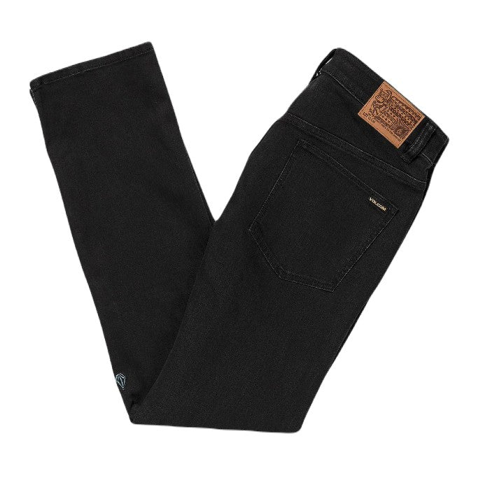 VOLCOM SOLVER DENIM BROEK - BLACK OUT