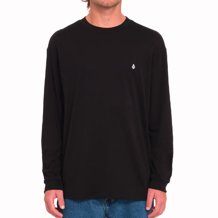 VOLCOM STONE BLANKS BSC LONG SLEEVE T-SHIRT - BLACK