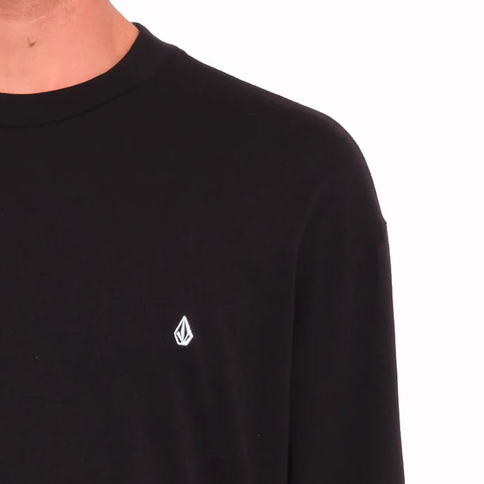 VOLCOM STONE BLANKS BSC LONG SLEEVE T-SHIRT - BLACK