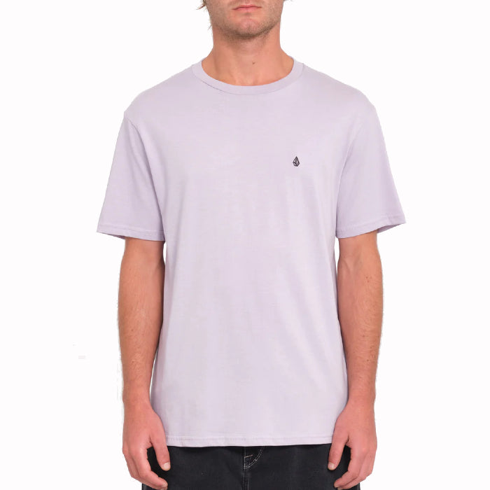 VOLCOM STONE BLANKS BSC SHORT SLEEVE T-SHIRT LIGHT PURPLE