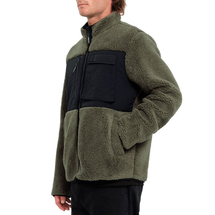 VOLCOM STORM STONE ZIP VEST WINTERMOSS