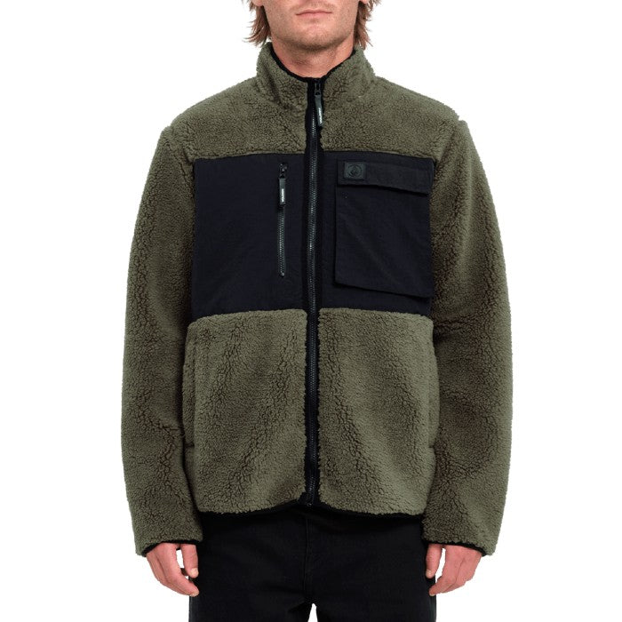 VOLCOM STORM STONE ZIP VEST WINTERMOSS