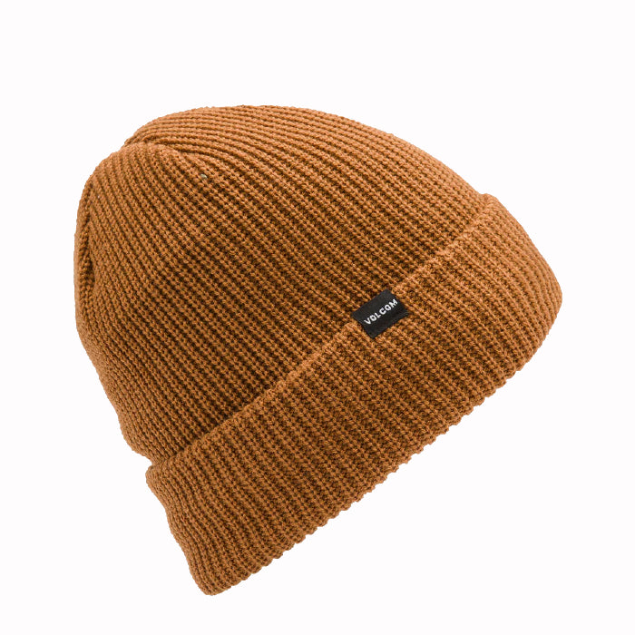 VOLCOM SWEEP LINED BEANIE CARAMEL