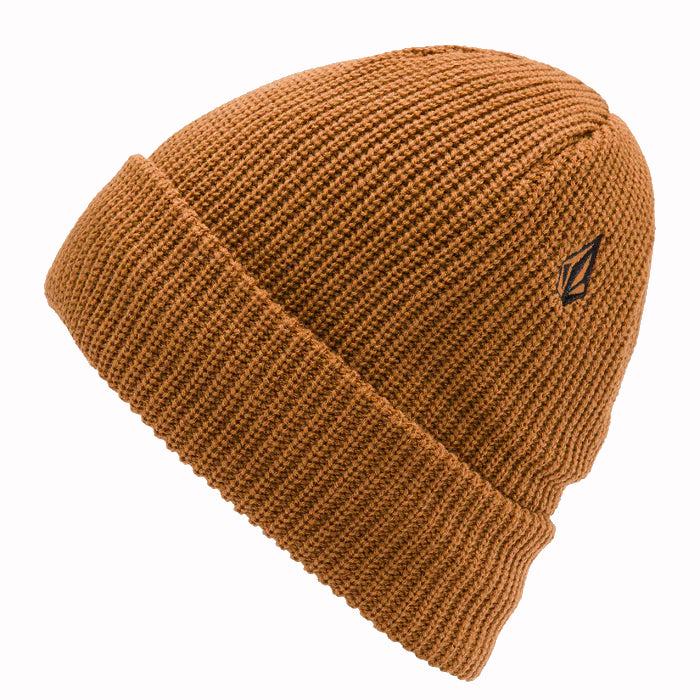 VOLCOM SWEEP LINED BEANIE CARAMEL