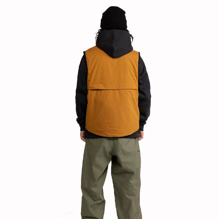 VOLCOM TOKYO TRUE BRYAN IGUCHI TDS VEST CHESTNUT BROWN