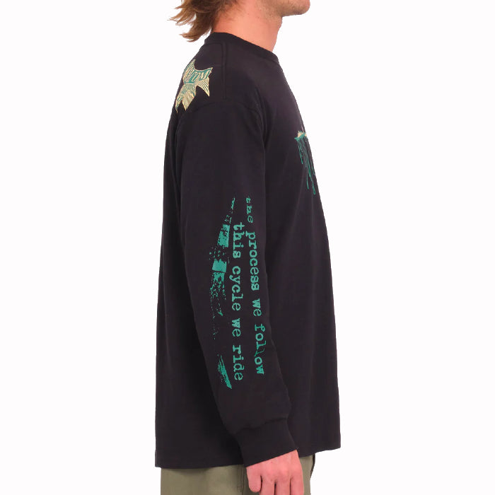 VOLCOM TT B IGUCHI LONG SLEEVE T-SHIRT BLACK