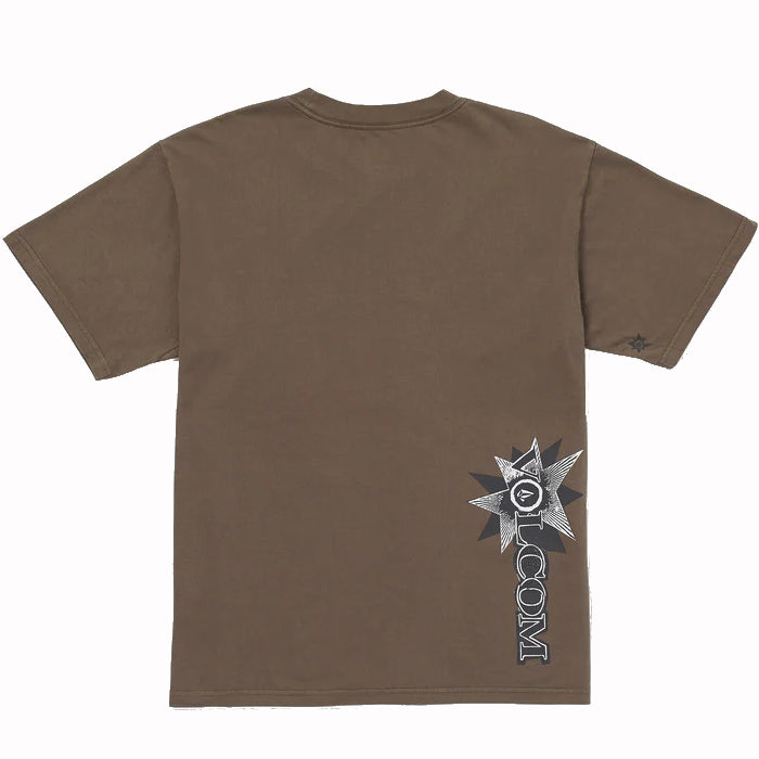 VOLCOM TT B IGUCHI VALLEY SHORT SLEEVE T-SHIRT DARK EARTH