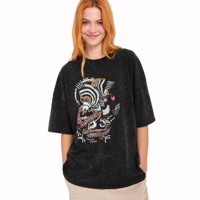 VOLCOM VOLTRIP SHORT SLEEVE T-SHIRT BLACK