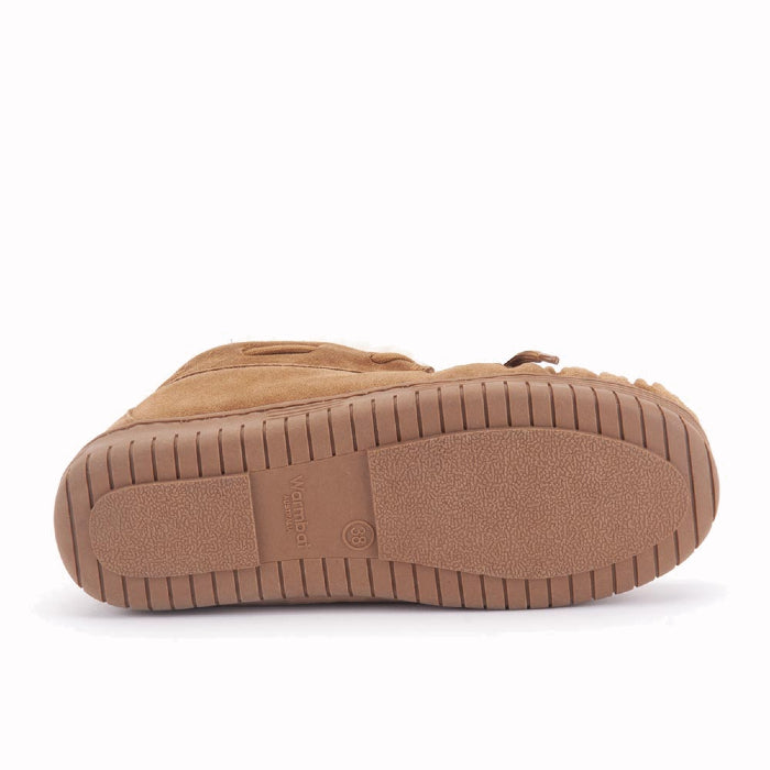 WARMBAT BUNYA WOMEN SUEDE PANTOFFELS COGNAC