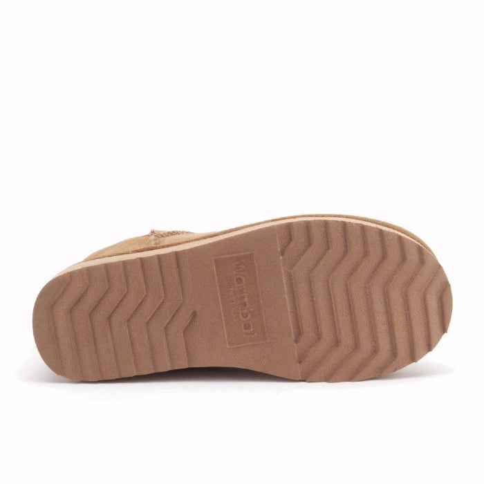 WARMBAT DURACK WOMEN SUEDE PLATEAU LAARZEN - COGNAC The Old Man Boardsports Warmbat