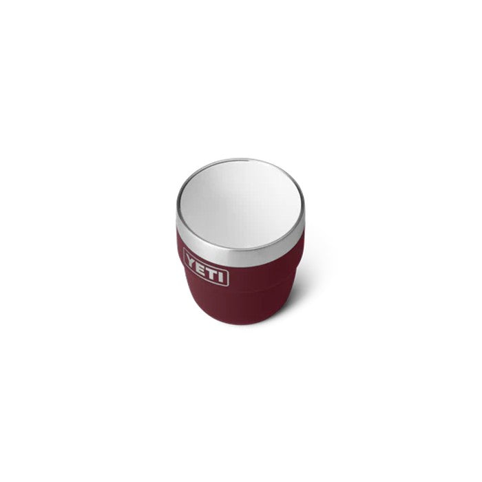 YETI RAMBLER® STAPELBARE DUBBELWANDIGE BEKER 4 OZ 118 ML (TWEE STUKS) - WILD VINE RED