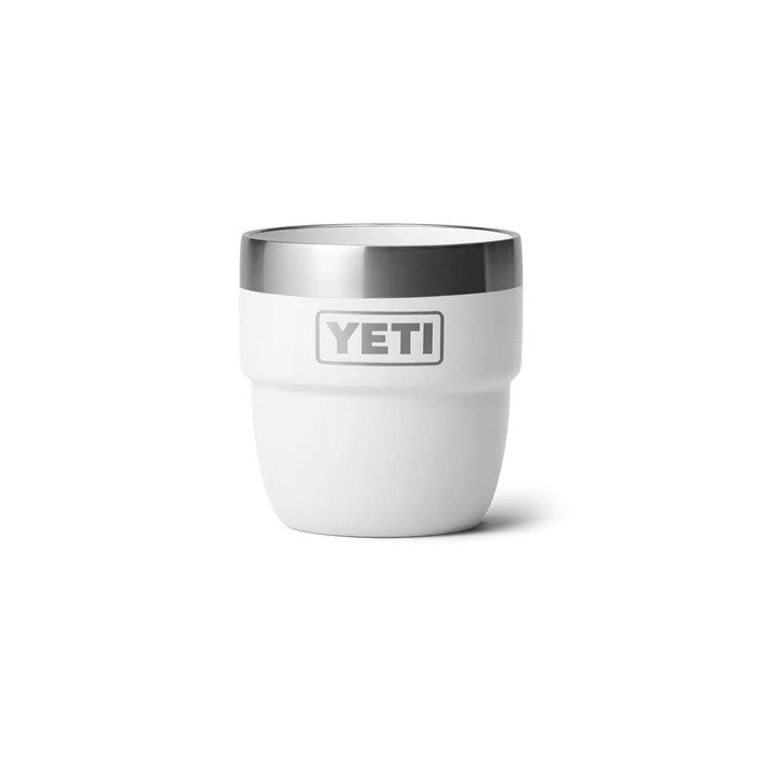 YETI RAMBLER® STAPELBARE DUBBELWANDIGE BEKER 4 OZ 118 ML (TWEE STUKS) - WHITE