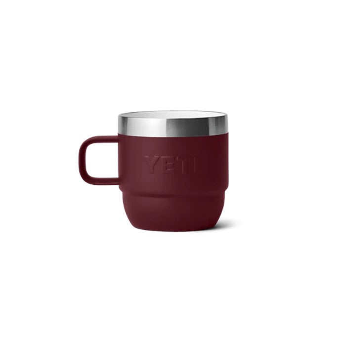 YETI RAMBLER® STAPELBARE DUBBELWANDIGE MOKKEN/BEKERS 6 OZ 177 ML (TWEE STUKS) - WILD VINE RED