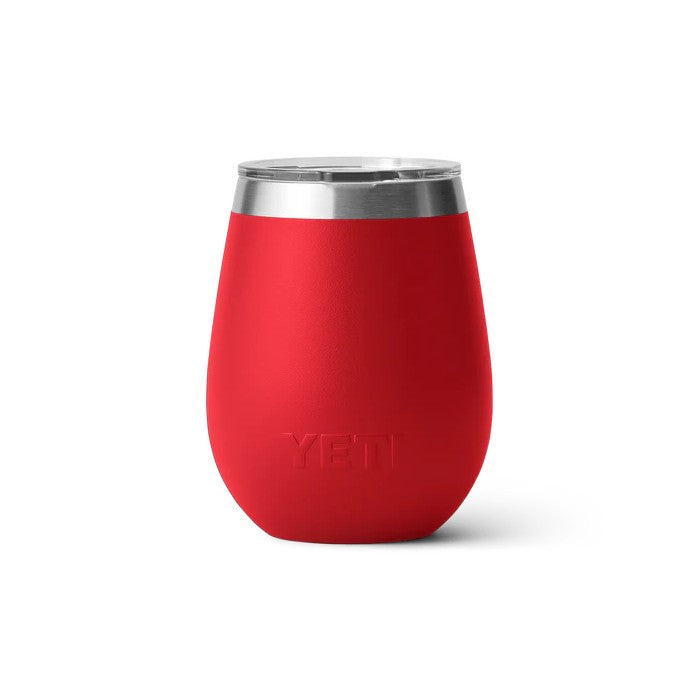 YETI RAMBLER® 10 OZ (296 ML) WIJNBEKER MET MAGSLIDER™-DEKSEL - RESCUE RED