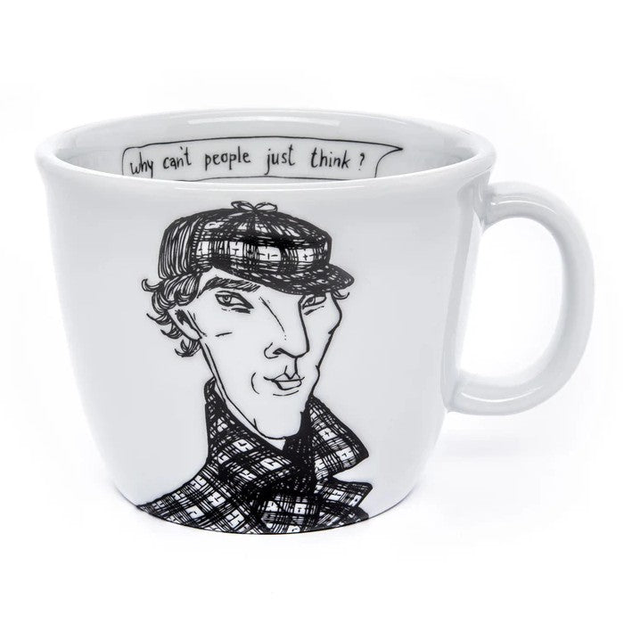 POLONA SHERLOCK THE HUNK OF BAKERSTREET CUP/MUG - WHITE