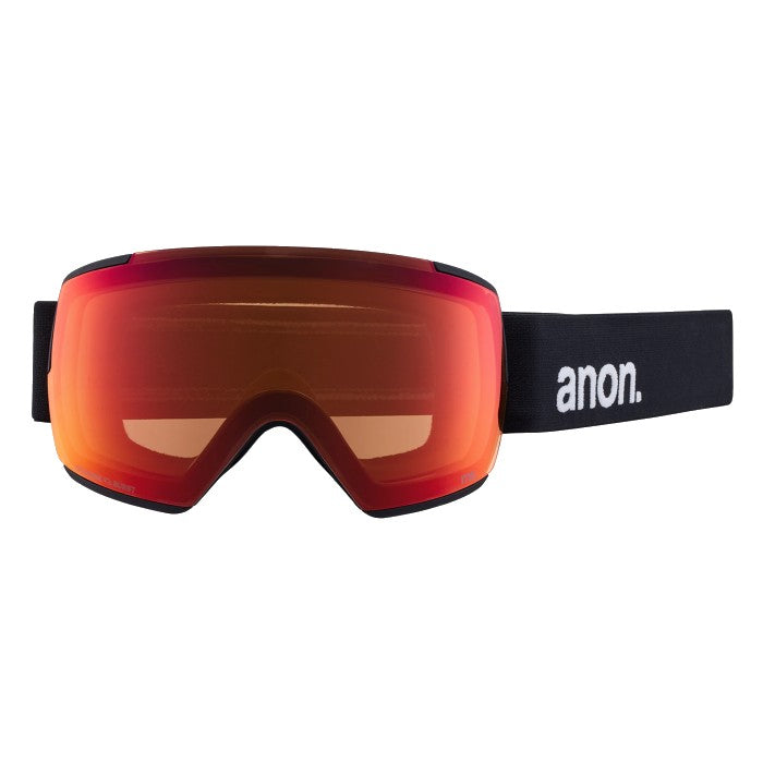 ANON M5 WINTERSPORT GOGGLES + BONUS LENS - BLACK/PERCEIVE SUNNY RED/PERCEIVE CLOUDY BURST The Old Man Boardsports Anon