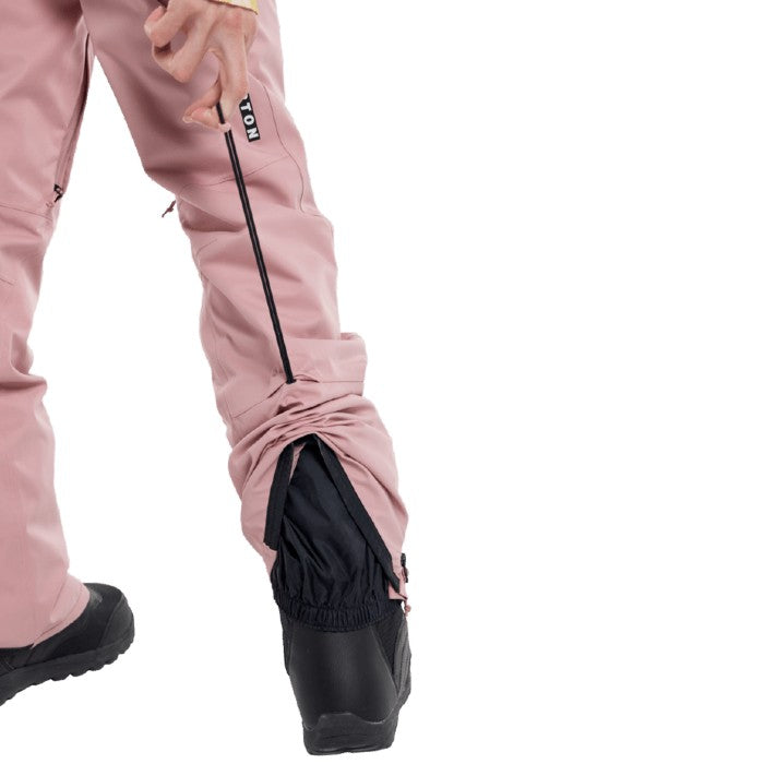 BURTON WOMEN'S MARCY HIGH RISE STRETCH 2L SNOWBOARD PANTS - POWDER BLUSH