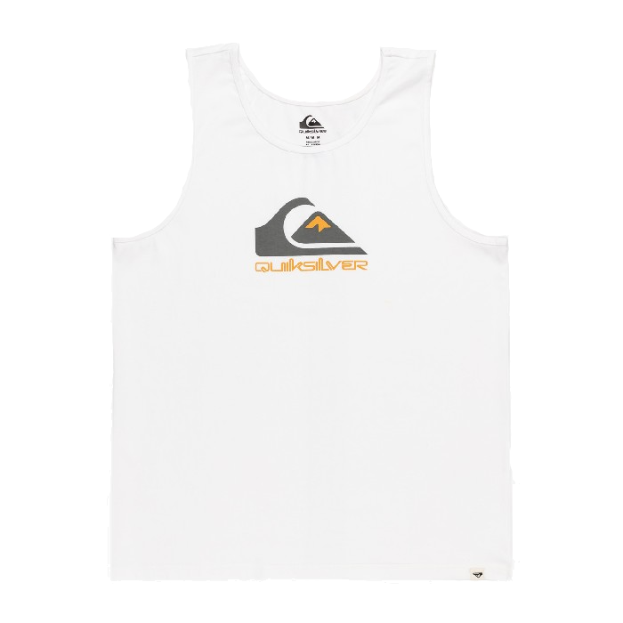 QUIKSILVER COMP LOGO TANKTOP - WHITE