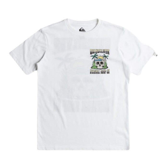 QUIKSILVER ETERNAL VACATION T-SHIRT (YOUTH, BOYS) - WHITE