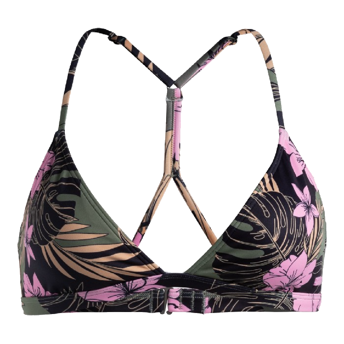 ROXY PRO THE CUT BACK BIKINITOP -  ANTHRACITE CLASSIC PRO SURF