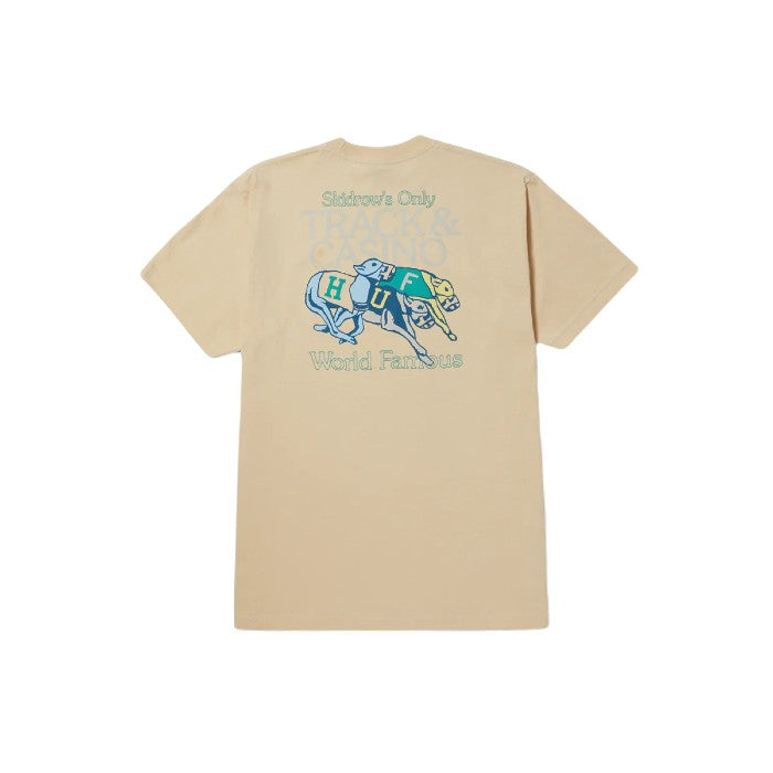 HUF LONG SHOT SHORT SLEEVE T-SHIRT - WHEAT