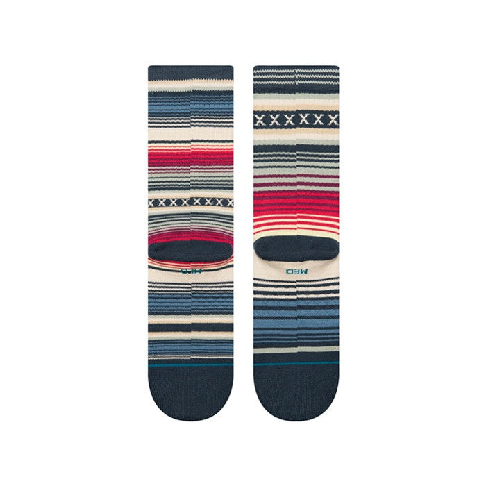 STANCE CURREN ST CREW SOKKEN - NAVY