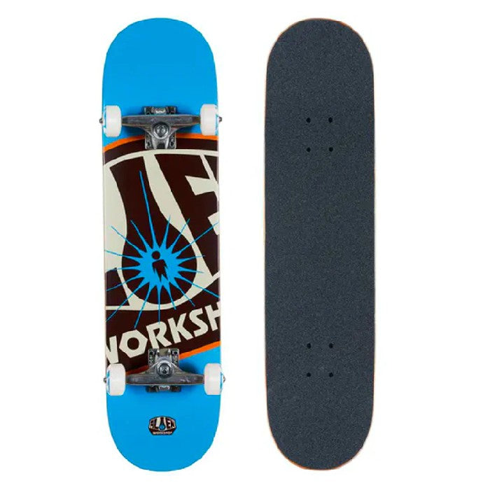 ALIEN WORKSHOP OG LOGO 8.0" SKATEBOARD COMPLETE - BLUE